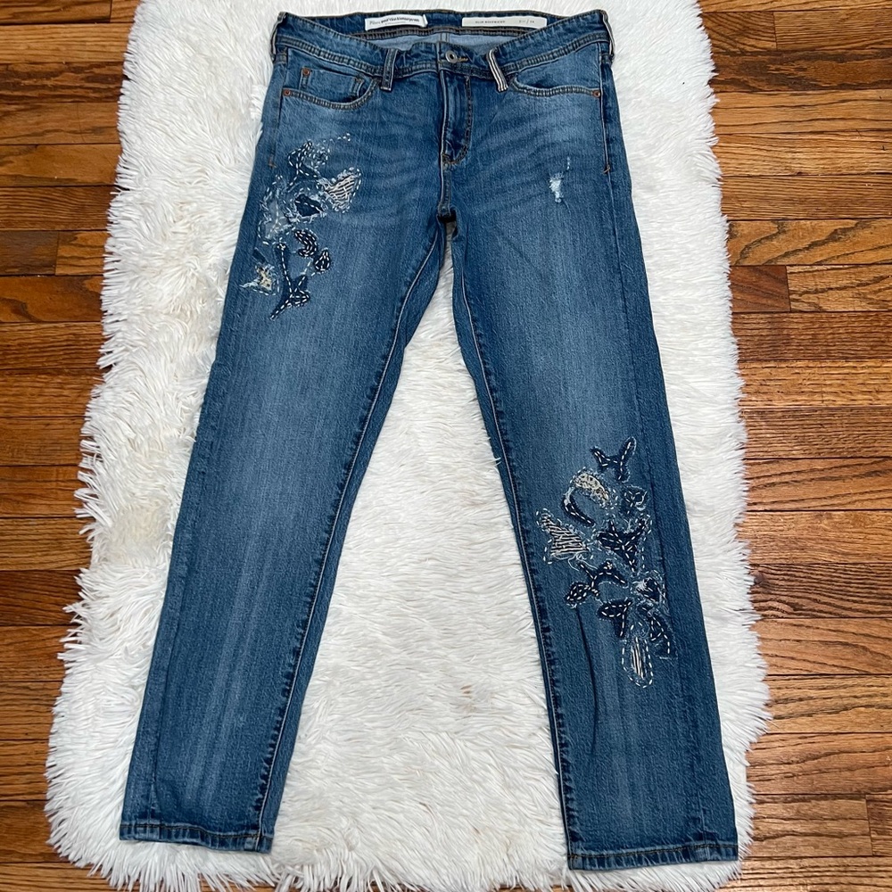 Pilcro by Antropologie slim boyfriend jeans size 28 - Picture 2 of 13